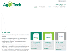 Tablet Screenshot of agbitech.com